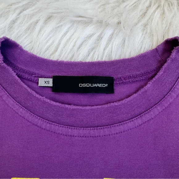 Authentic vintage Dsquared2 Y2K purple teenage trouble tank top - Picture 9 of 10